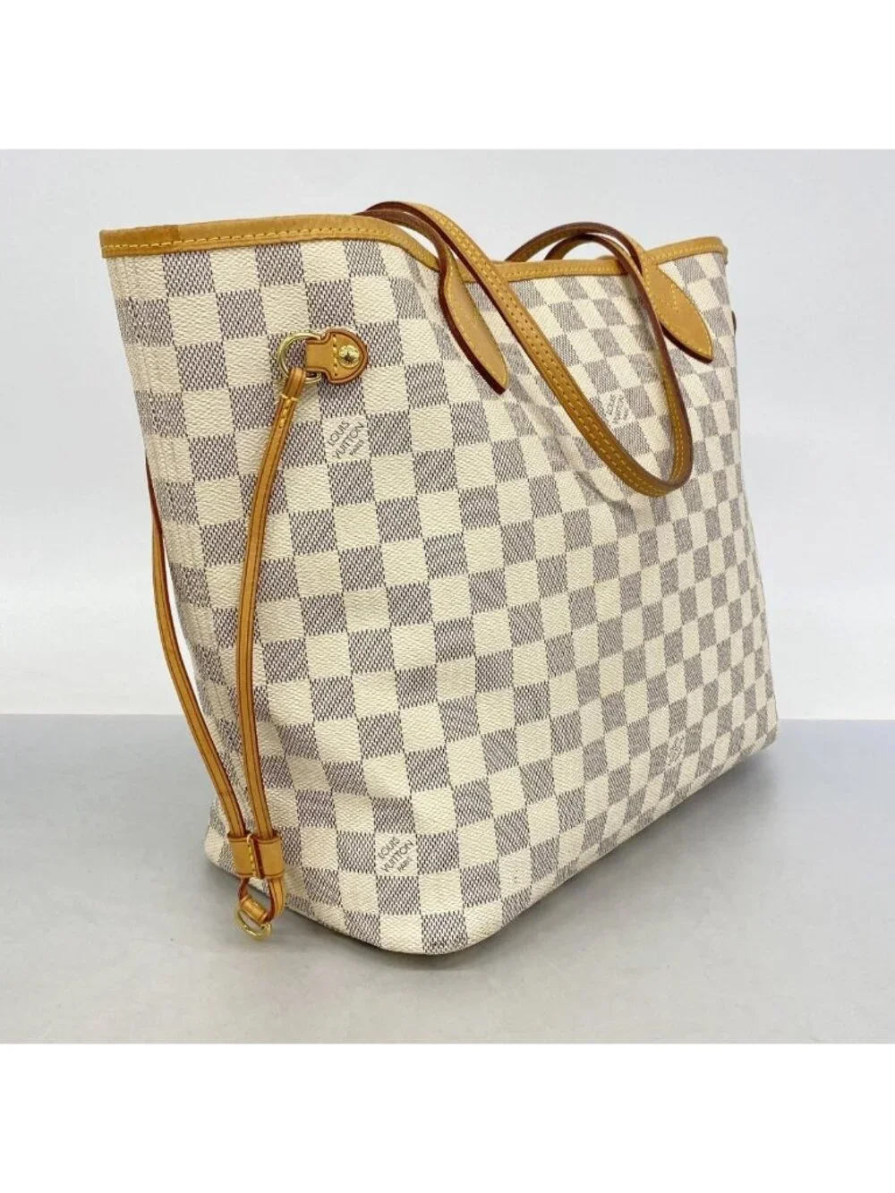 Louis Vuitton Tote Damier Azur Neverfull MM White